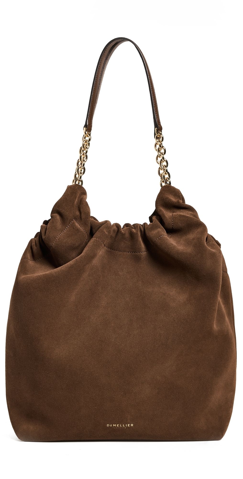 DeMellier Miami Bag Mocha Suede And Mocha Smooth One Size