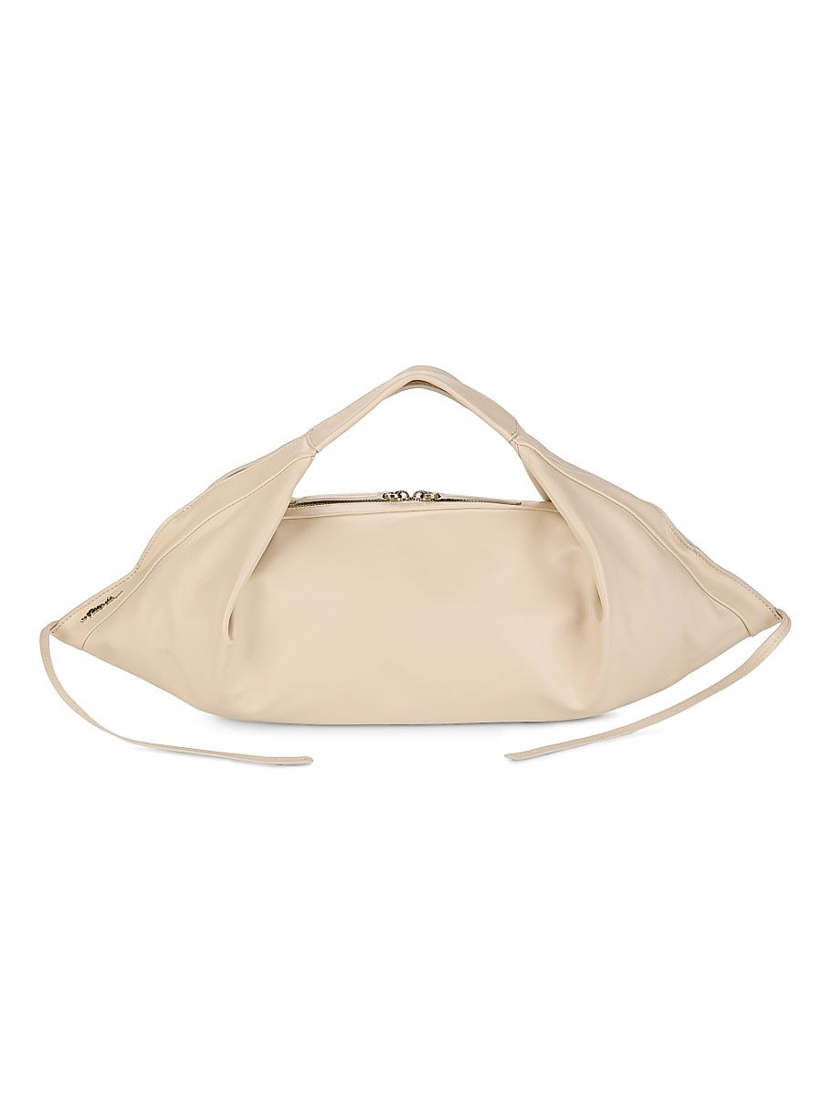 Women's Luna Leather Top Handle Bag - Tofu
