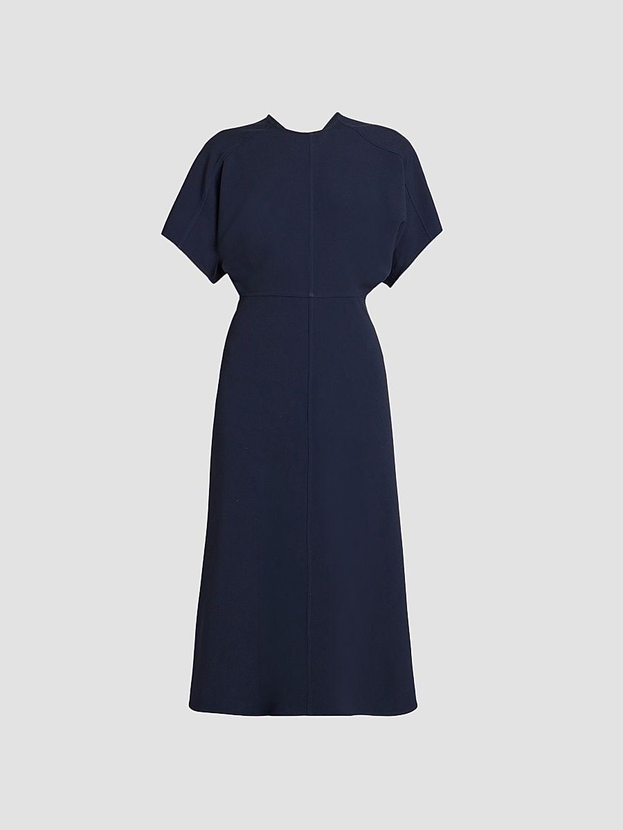 Victoria Beckham Women's Eleanor Midi Dress - Ink - Size 0