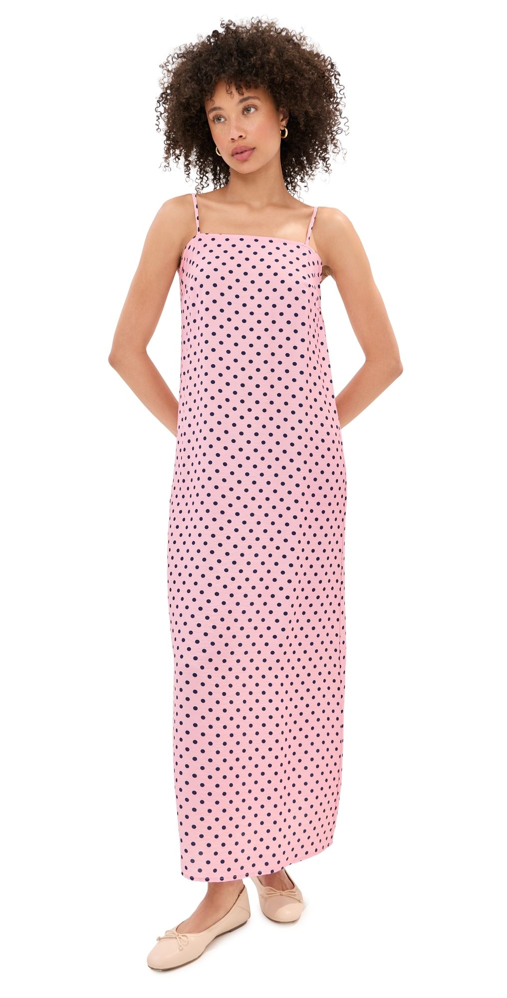 LE BOP Hailey Dress Pink Dot XXL