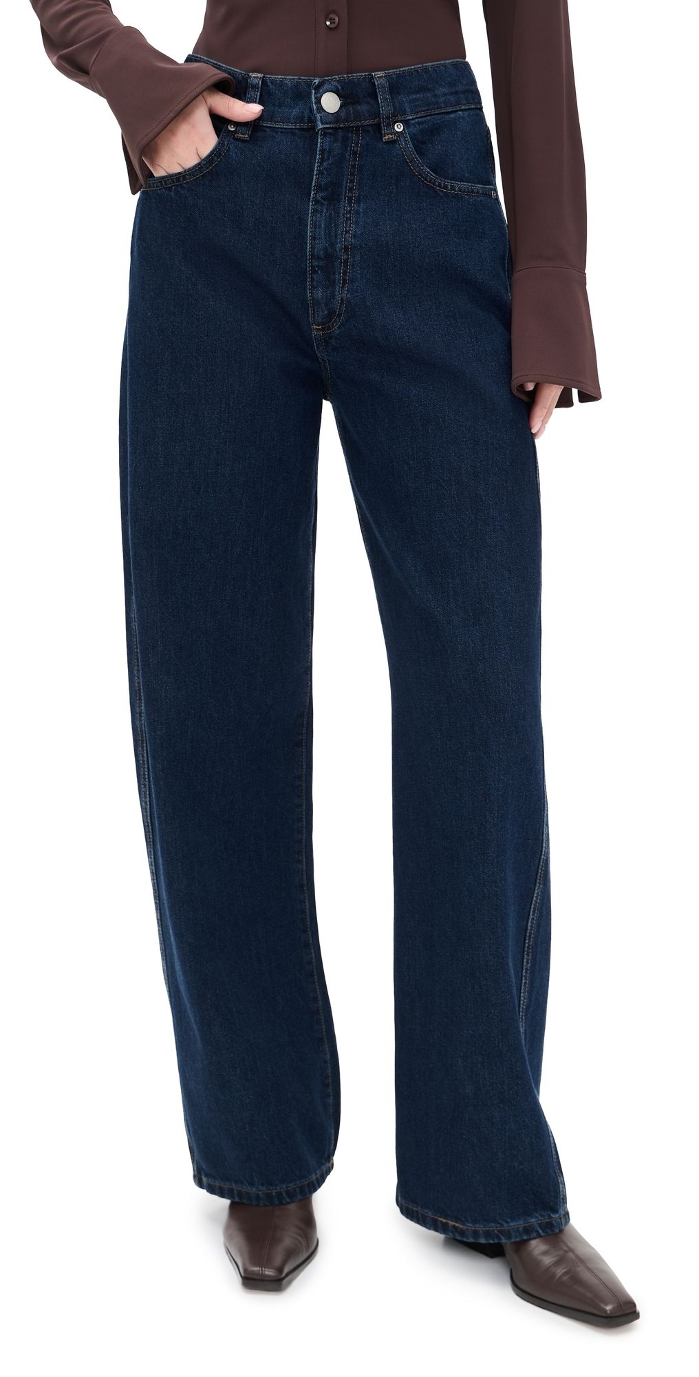 DL1961 Taylor Relaxed Barrel High Rise Jeans Lake House 24