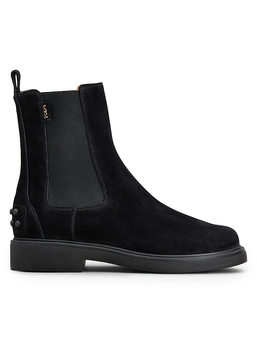 Women's Gomma Suede Ankle Chelsea Boots - Nero - Size 12