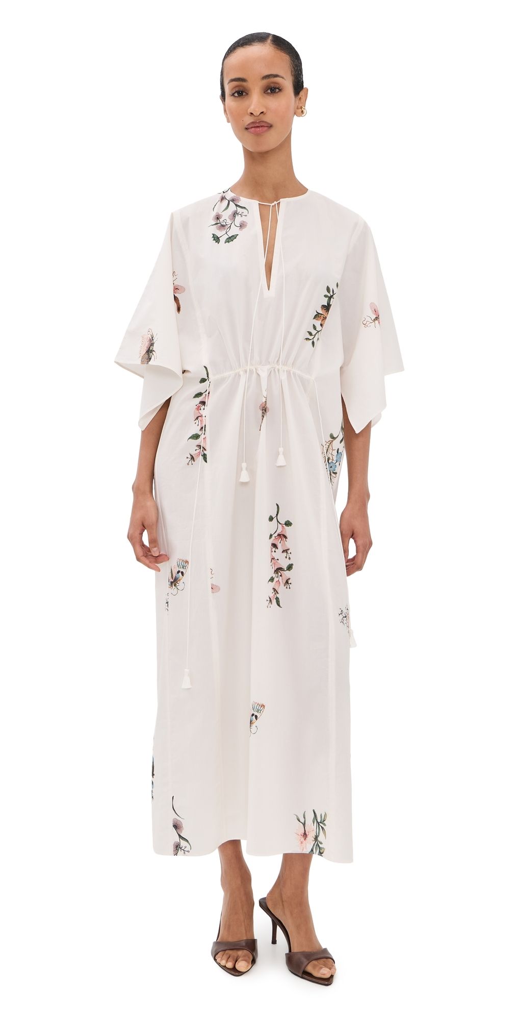 Rodebjer Begonia Duchess Dress Cream Multi M/L