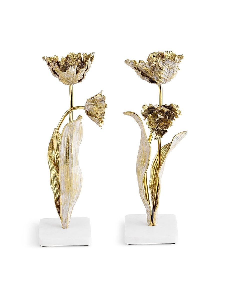 Tulip Candle Holder Two-Piece Set