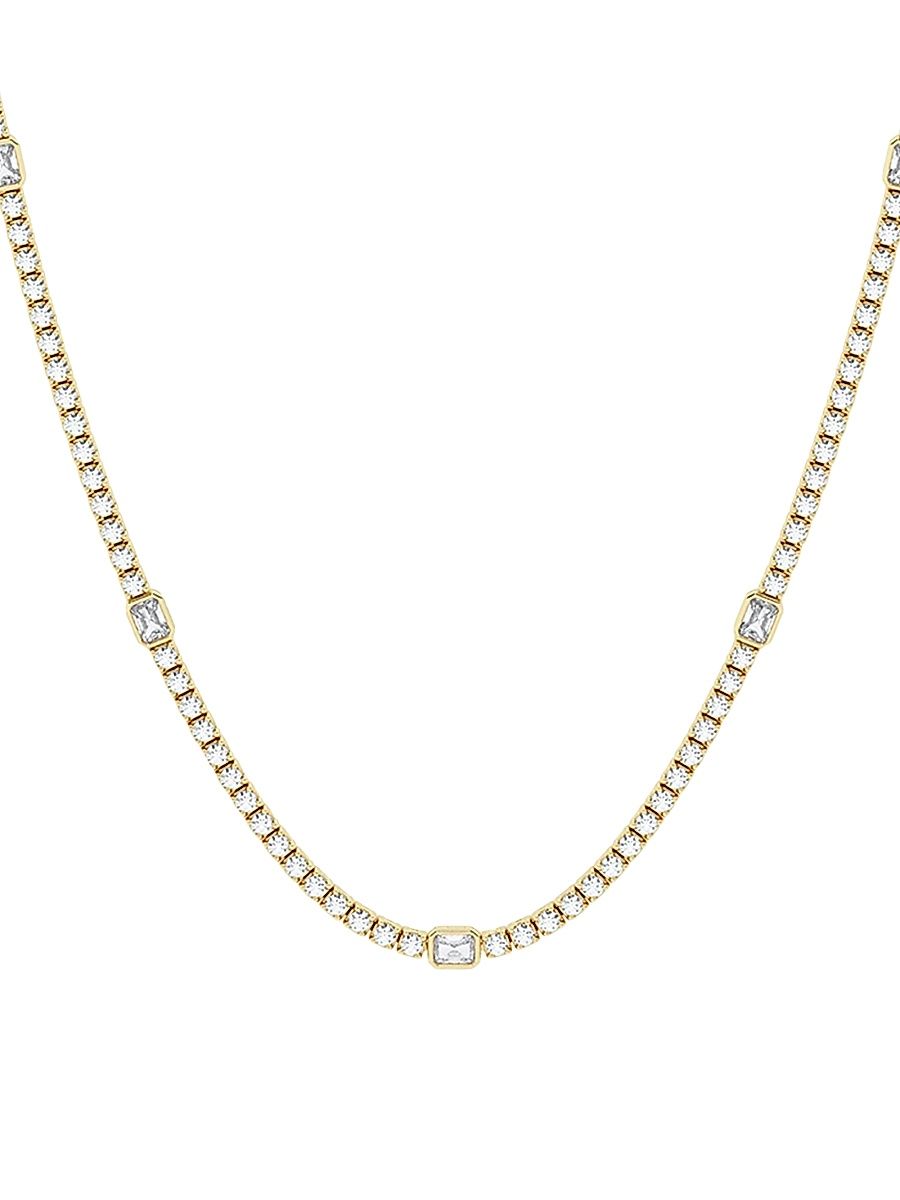 Women's Empowering 14K Yellow Gold & 8.74 TCW Lab-Grown Diamond Necklace