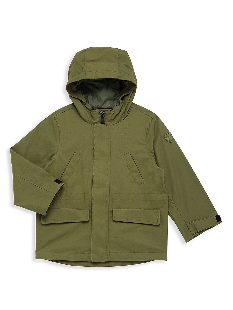 Little Boy's & Boy's Venture Hooded Jacket - Army Olive - Size 5