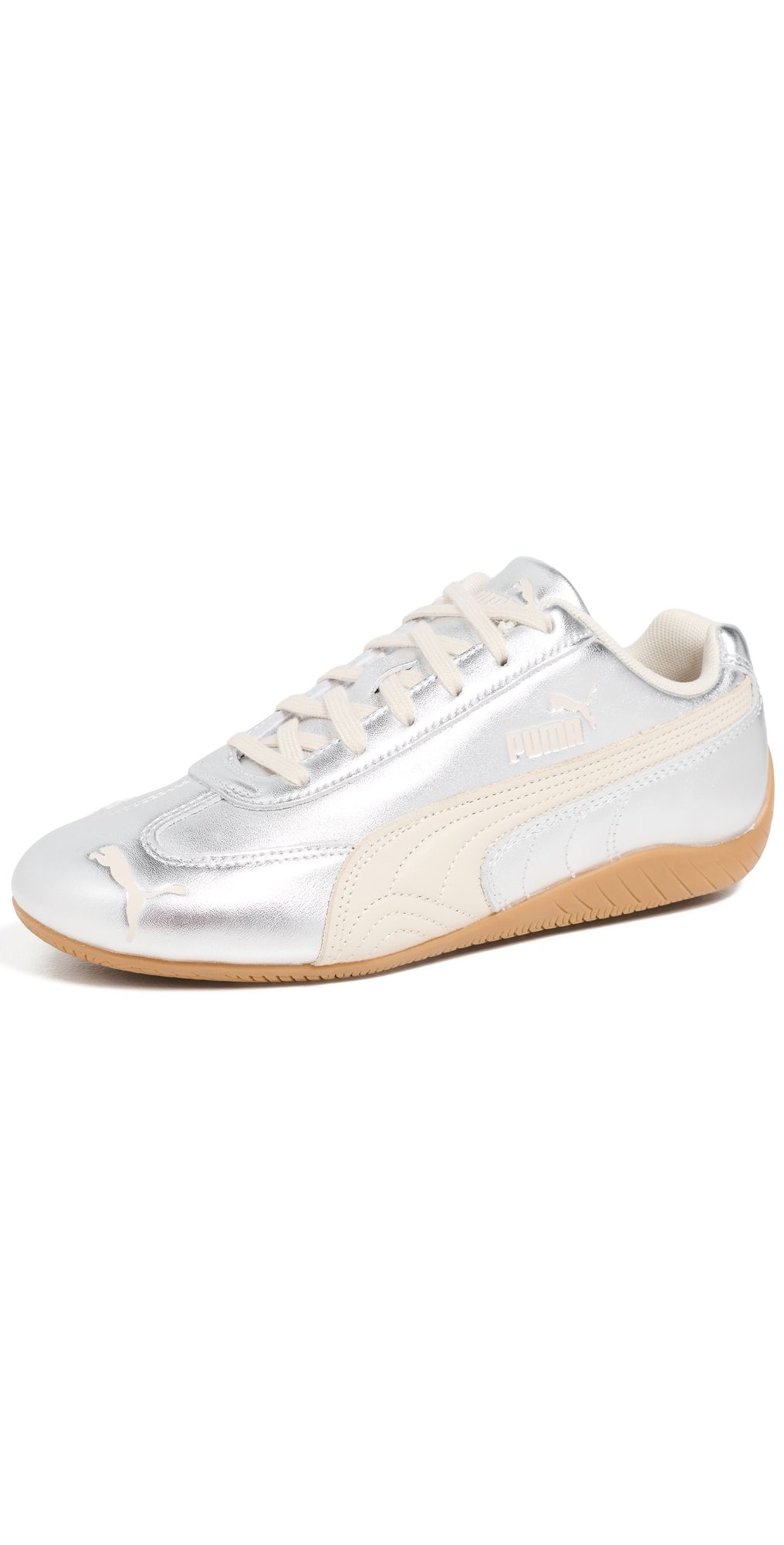 PUMA Speedcat Silver Sneakers Alpine Snow/Gum 9