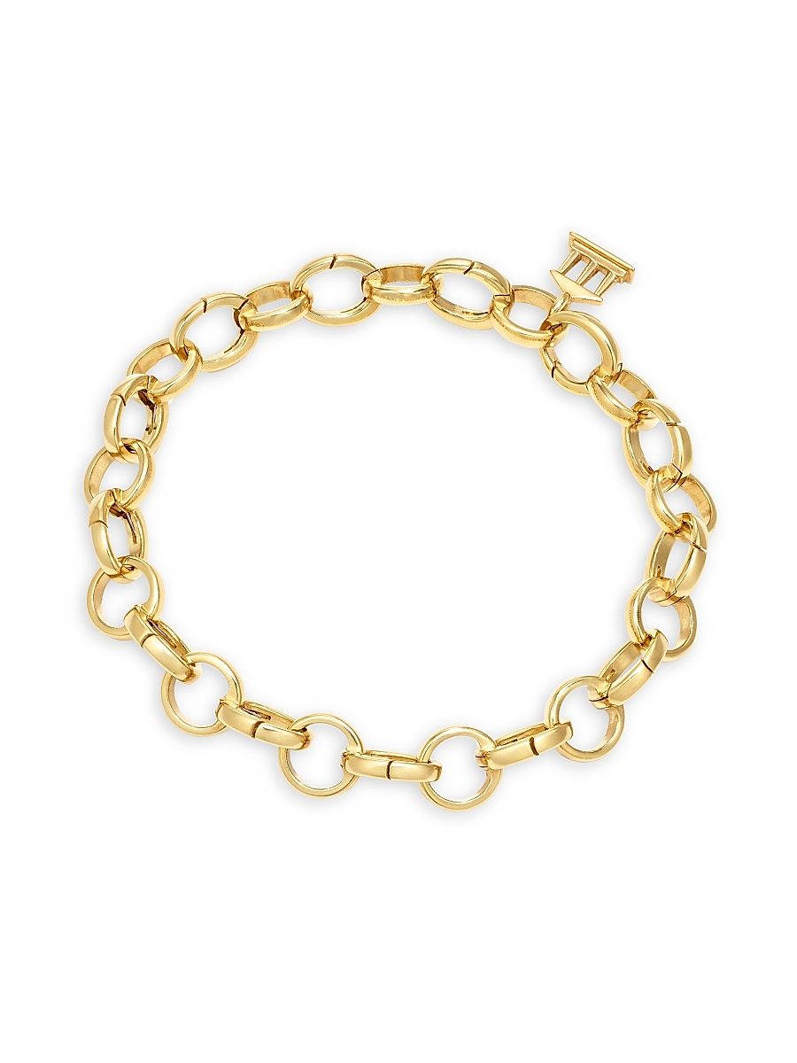 Women's Florence86 Temple Charm 18K Yellow Gold Bracelet - Gold