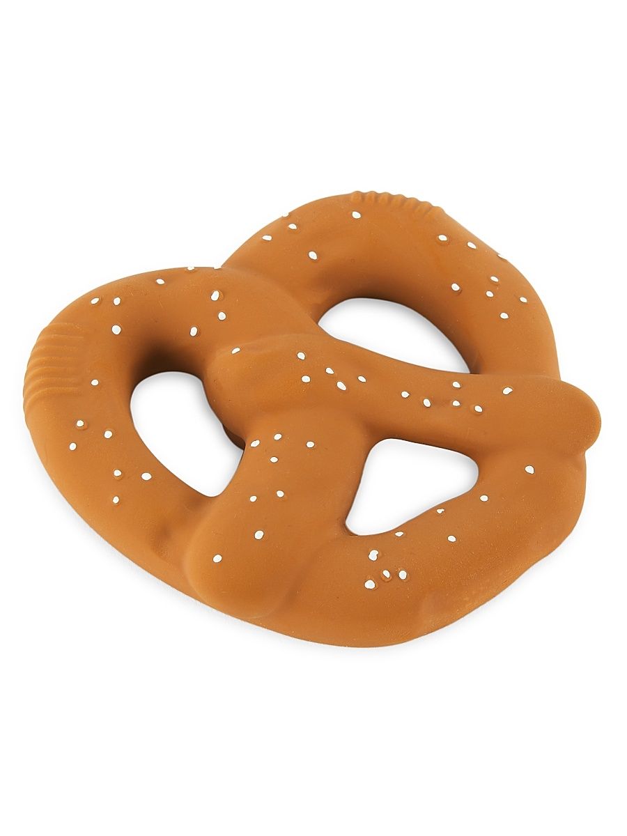 Baby's Pretzel Teether Toy - Brown
