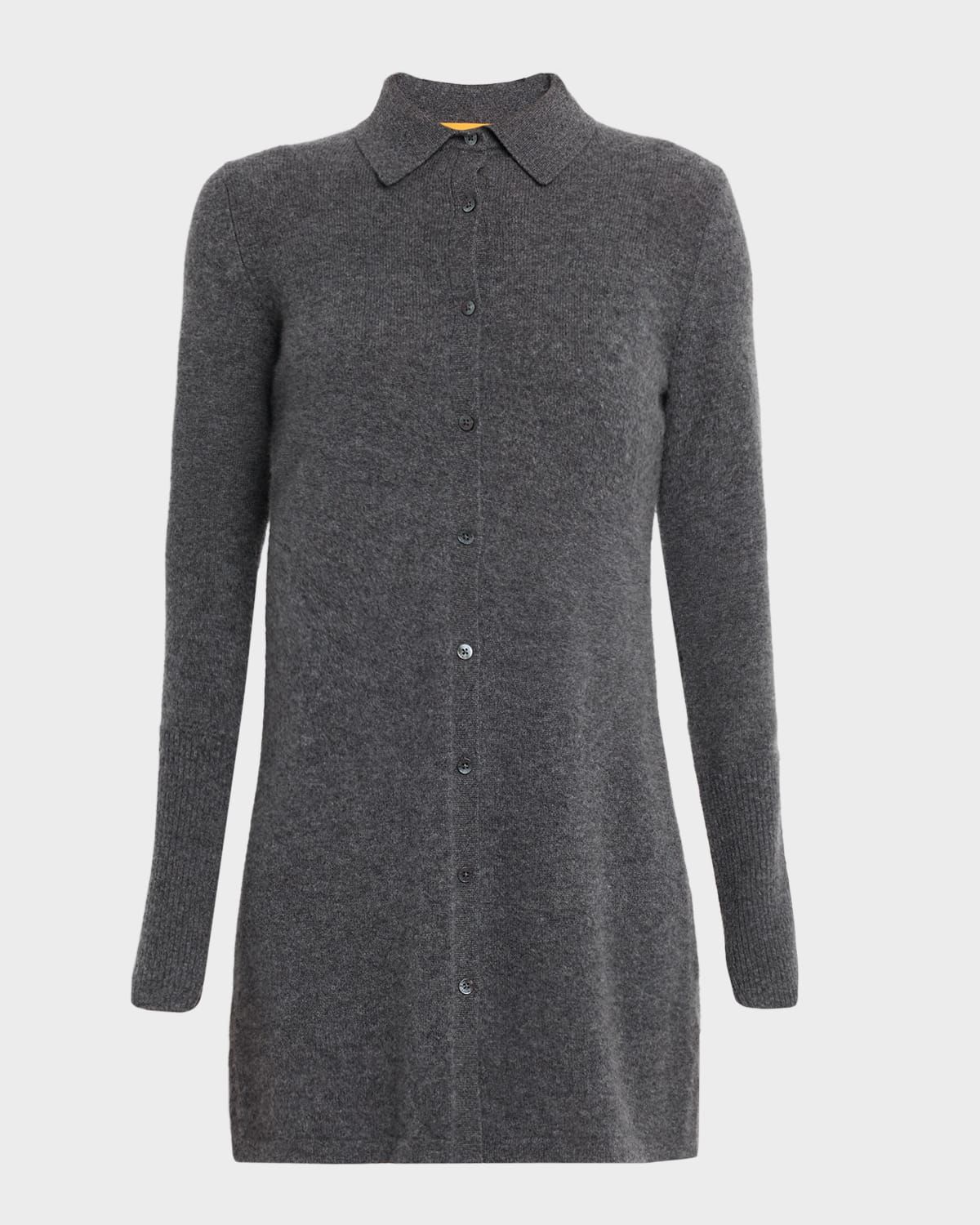 Showtime Cashmere Mini Shirtdress