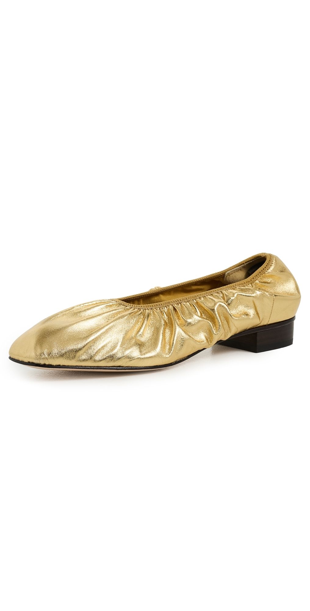 Loeffler Randall Tove Ballet Pumps Gold 8