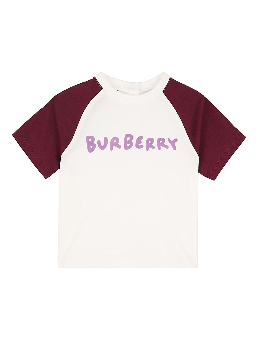Baby Boy's, Little Boy's & Boy's Logo Raglan Sleeve T-Shirt - Chalk Burgundy - Size 6 Months