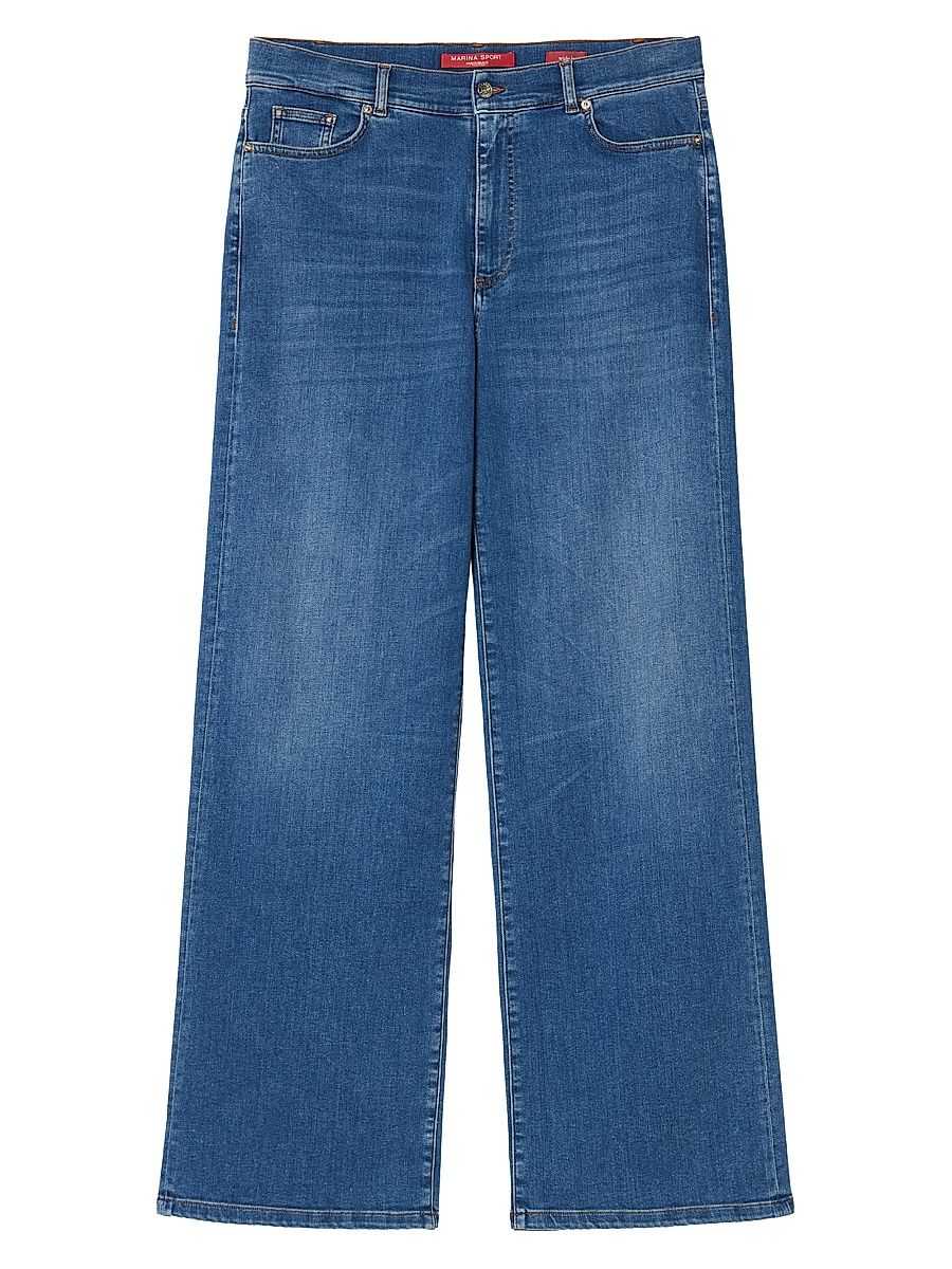 Women's Stretch Cotton Jeans - Navy - Size 12