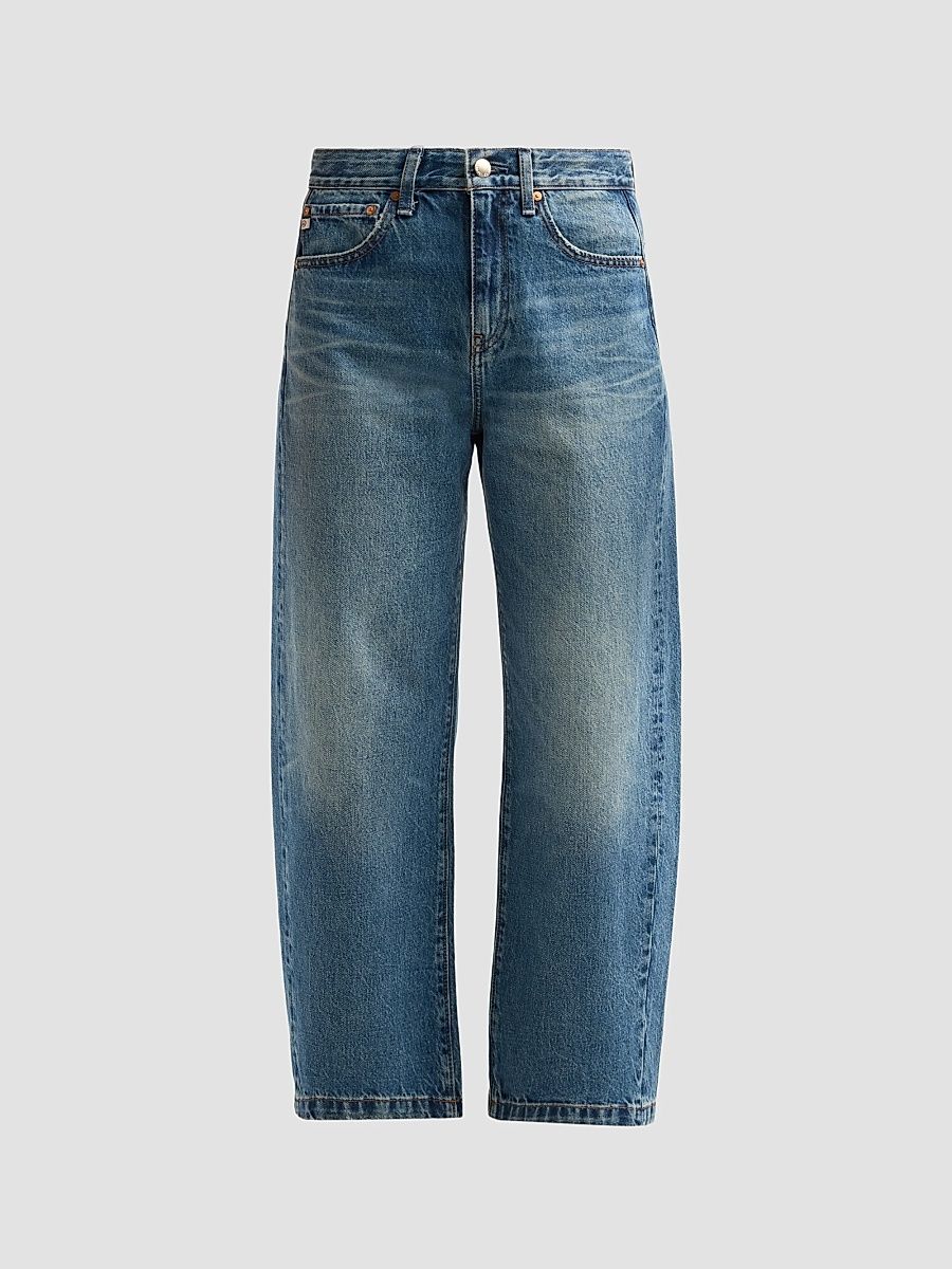 Women's Hattie High-Rise Barrel-Leg Jeans - Years Front Line - Size 32