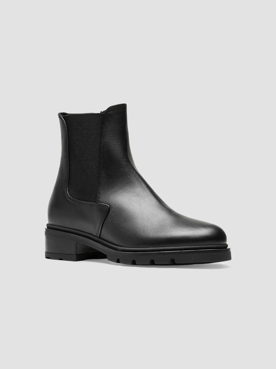La Canadienne Women's Sean City Dry Waterproof Chelsea Booties - Black Leather - Size 8