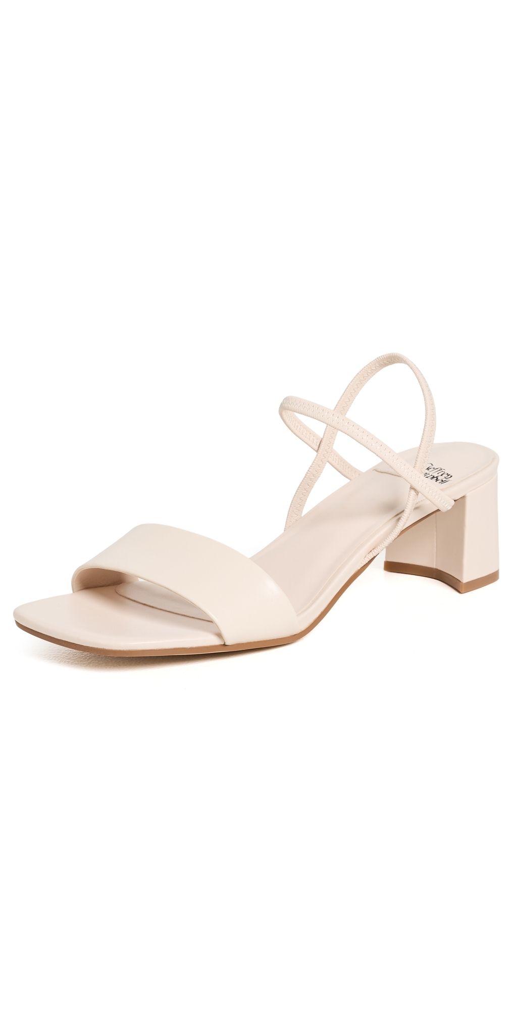 Jeffrey Campbell Adapt Block Heel Sandals Cream 8