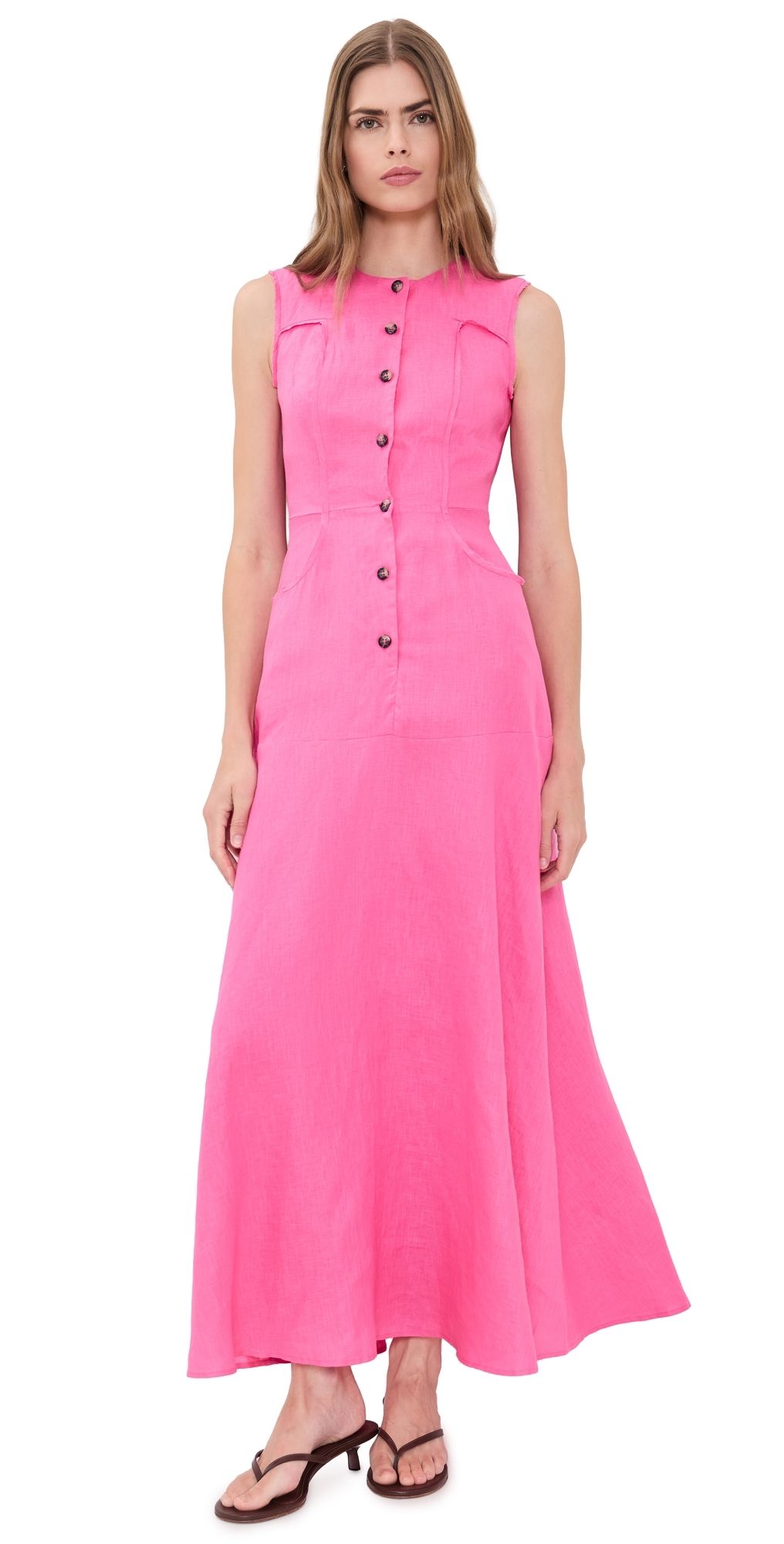 SALONI Sierra Dress Carmine Rose 14