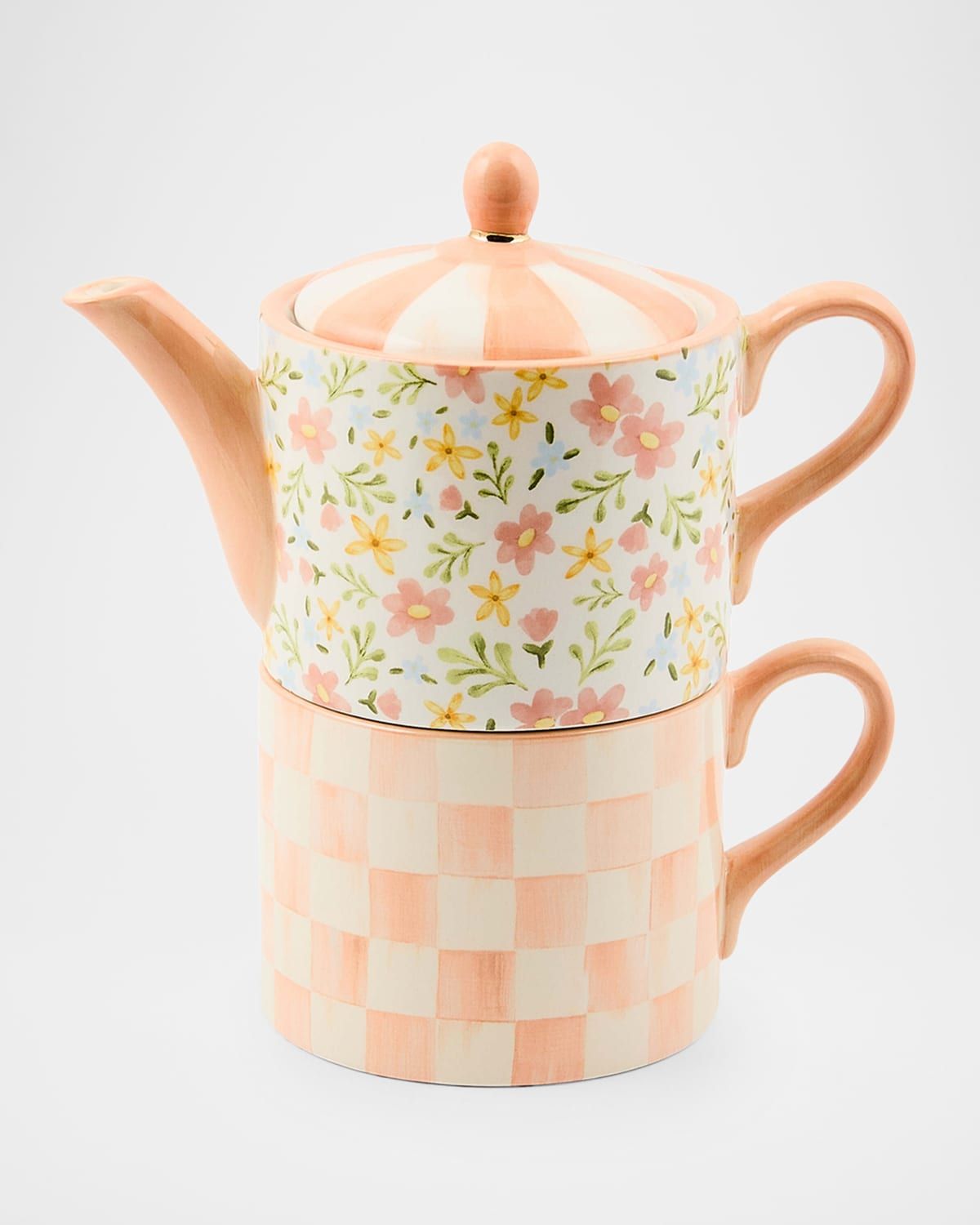 Posie Patch Ceramic Tea For Me, 8 oz.