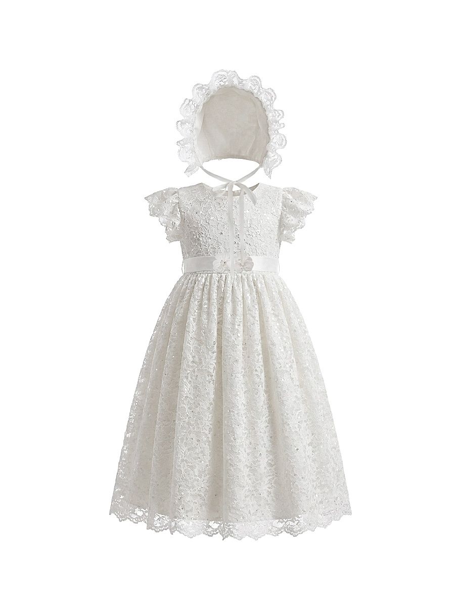 Baby Girl's Velloria Dress - White - Size 6 Months