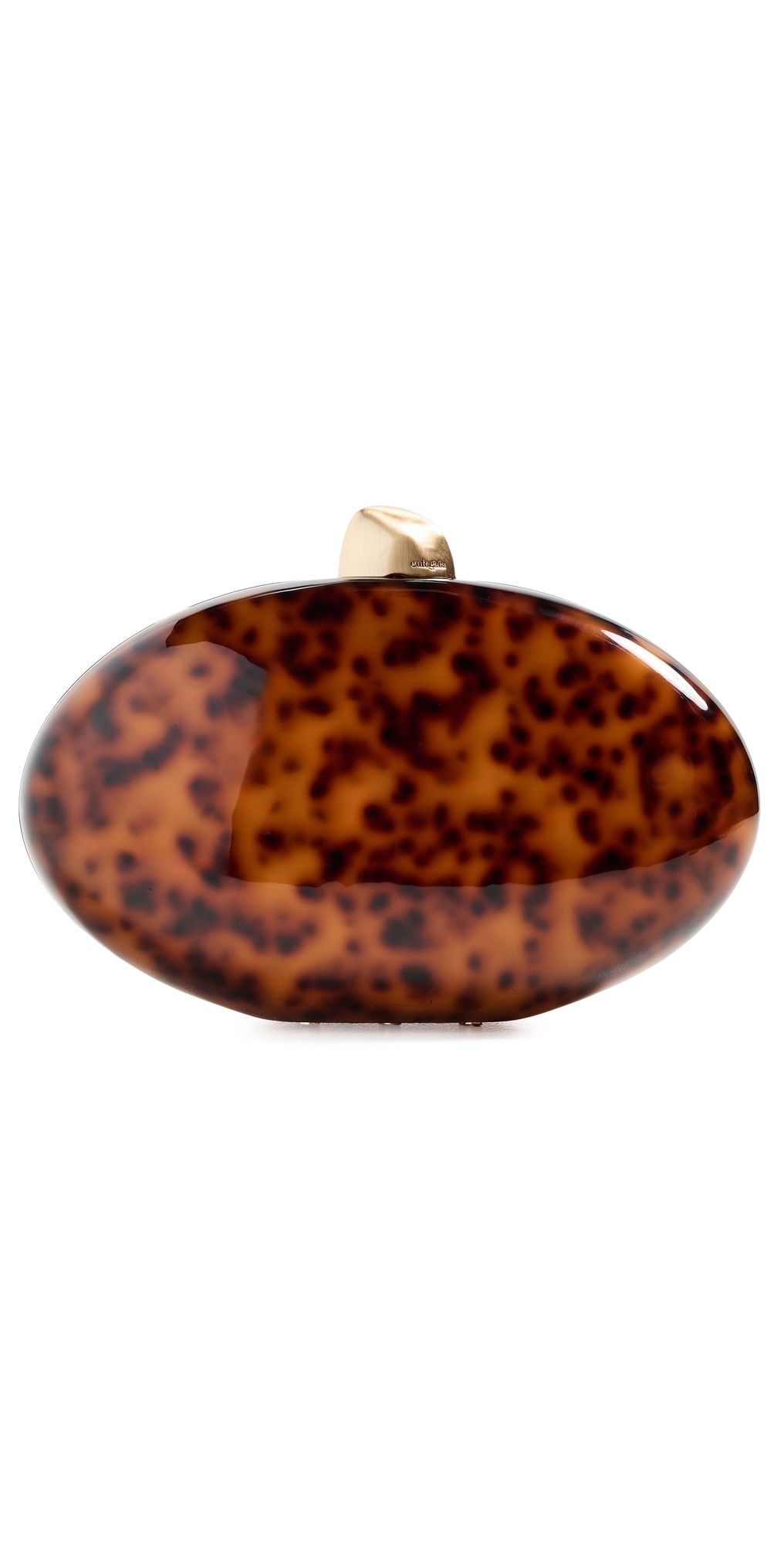 Cult Gaia Eviana Clutch Caramel Tortoise One Size