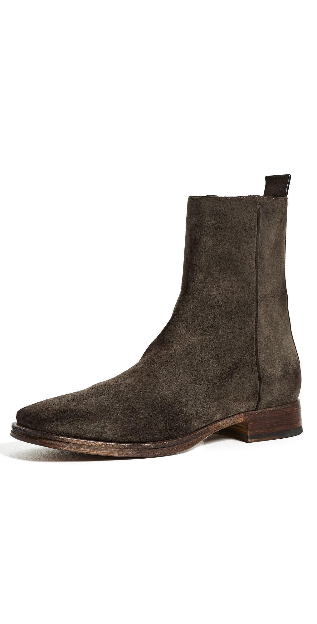 Acne Studios Bebe Suede Boots Taupe Grey 43