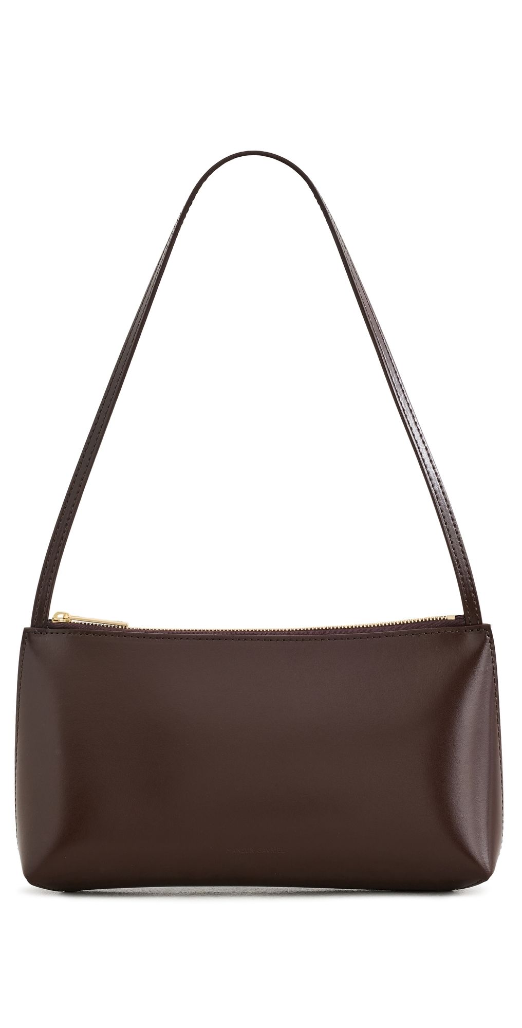 Mansur Gavriel Gaia Shoulder Bag CHOCOLATE/WARM GREY One Size