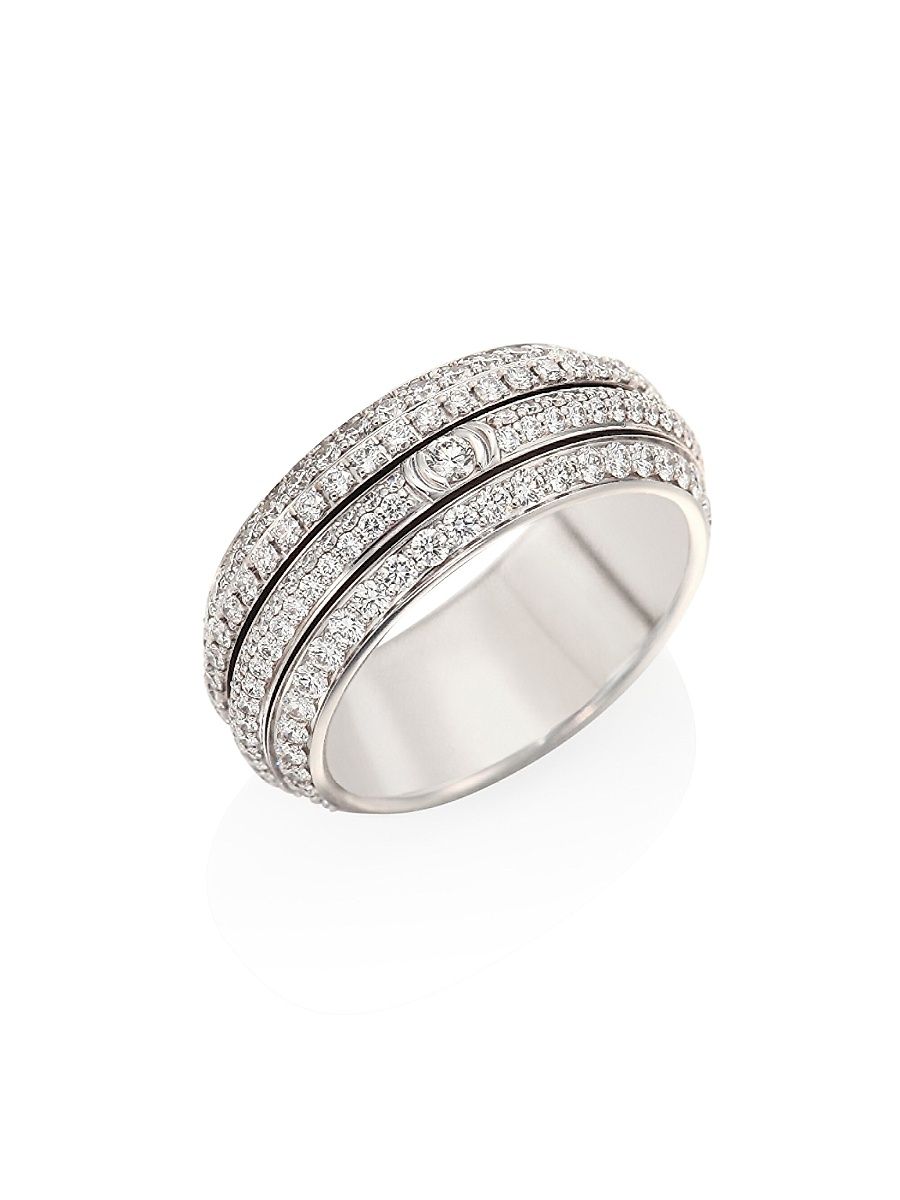 Women's Possession 18K White Gold & Diamond Ring - White Gold - Size 6