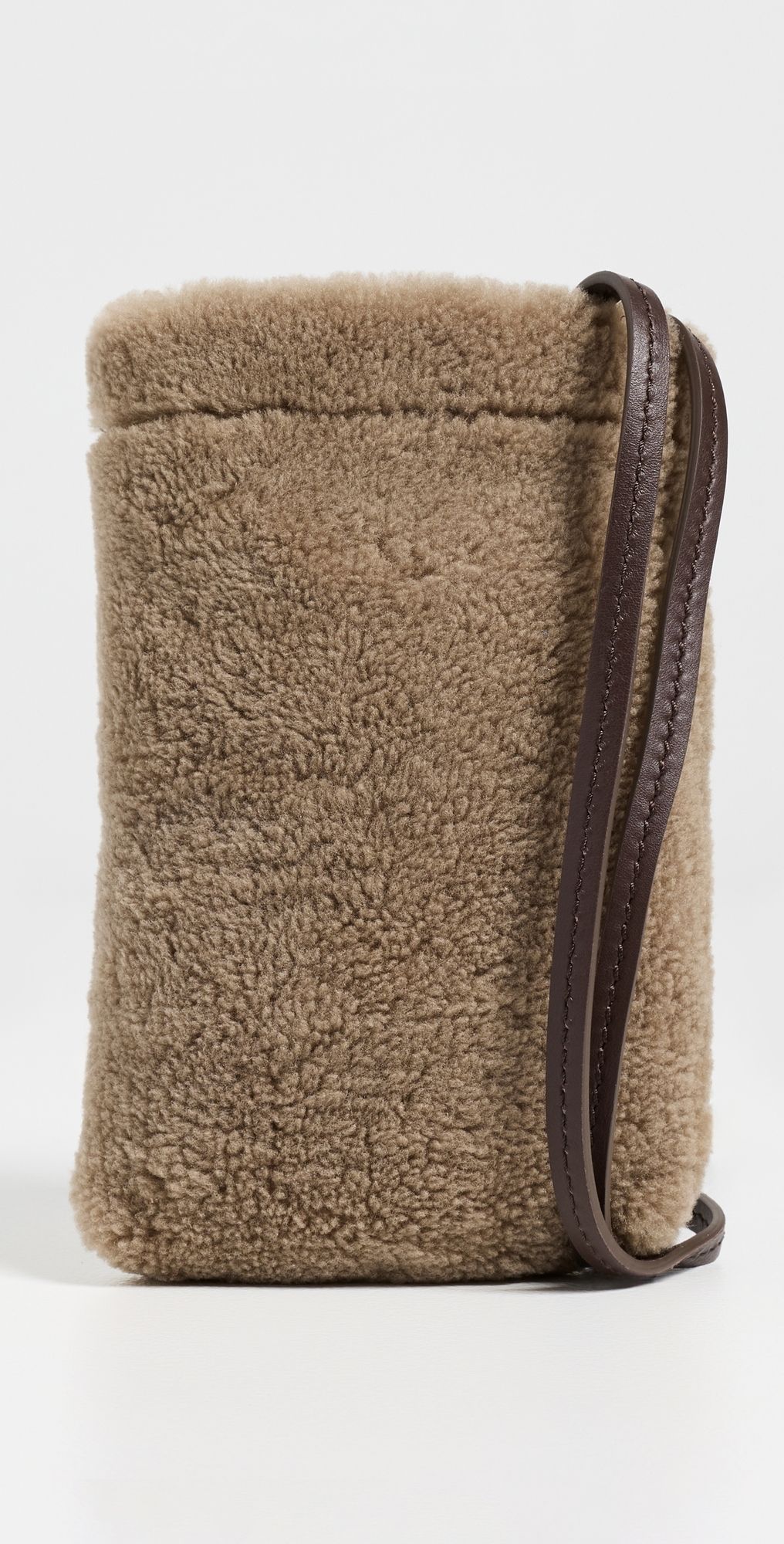 Jenni Kayne Yves Shearling Pouch Camel One Size
