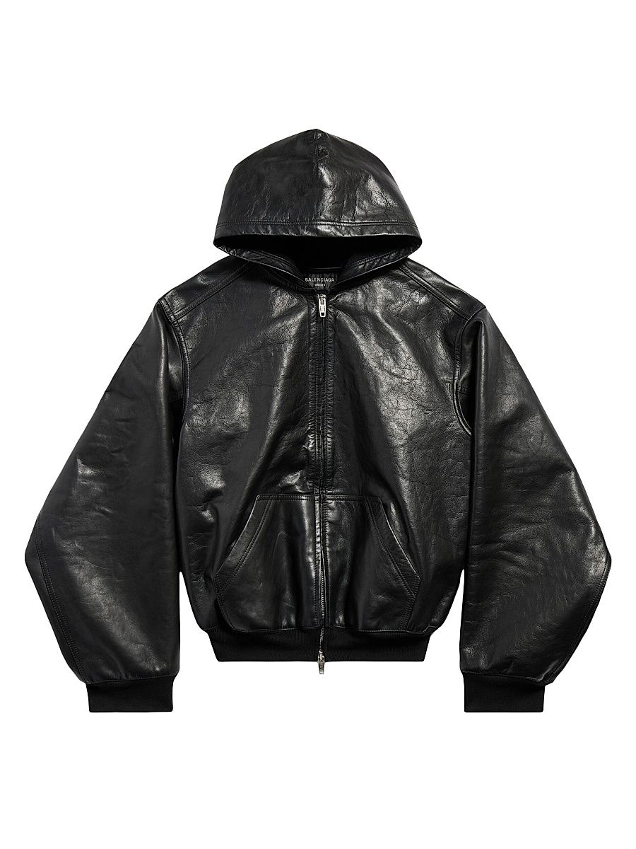 Women's Lined Zip-Up Hoodie Large Fit - Black - Size Medium