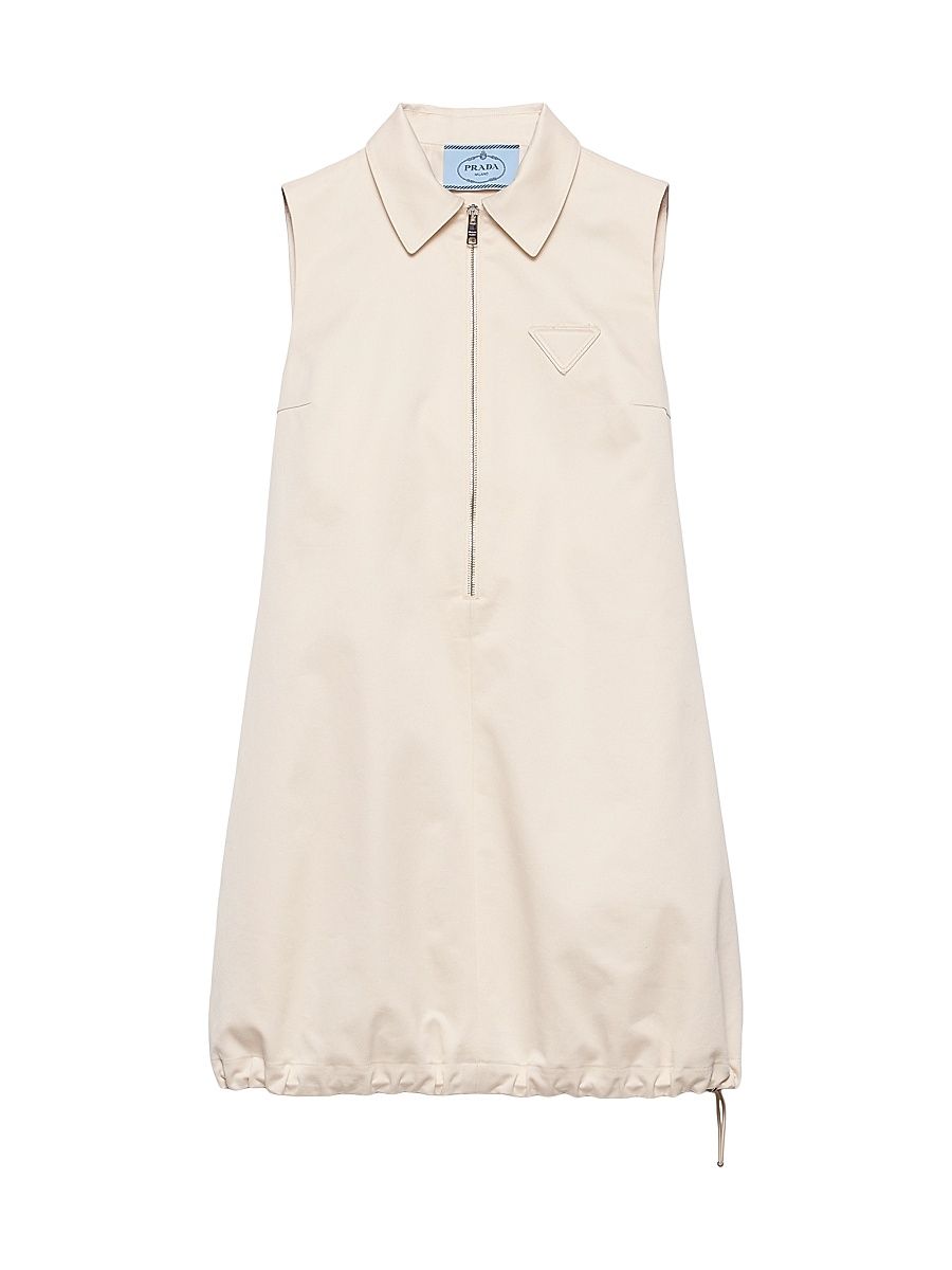 Women's Chino Mini-Dress - Beige - Size 6