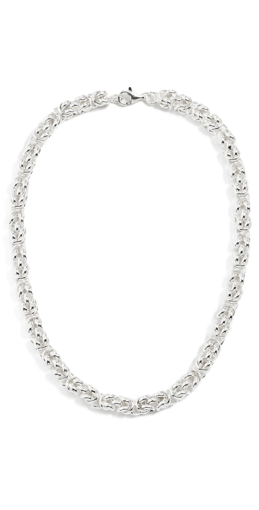 SHASHI Byzantine Chain Necklace Silver One Size