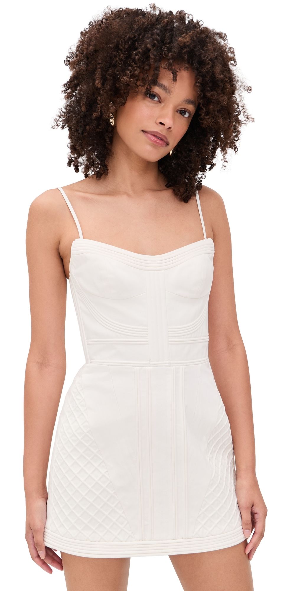 Zimmermann Rebellion Corded Corset Dress Ivory 0P