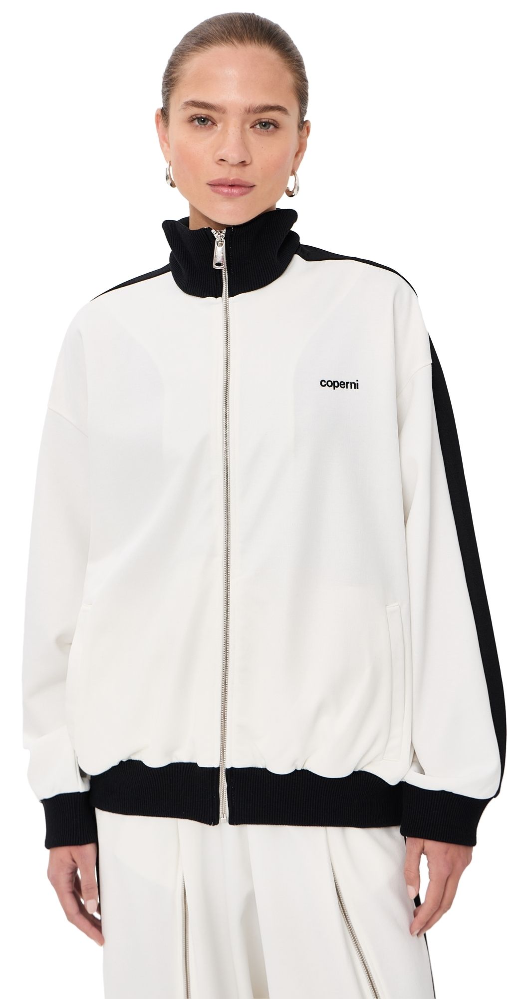Coperni Oversized Track Jacket White M