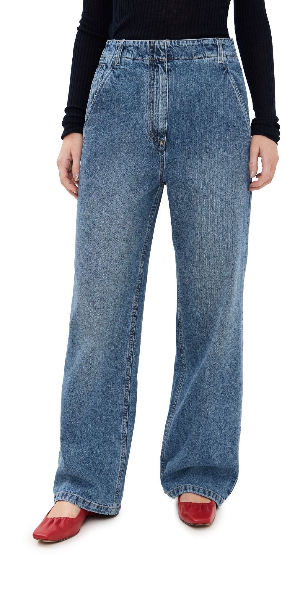 Tibi Spring Denim Barry Jeans Classic Blue 31