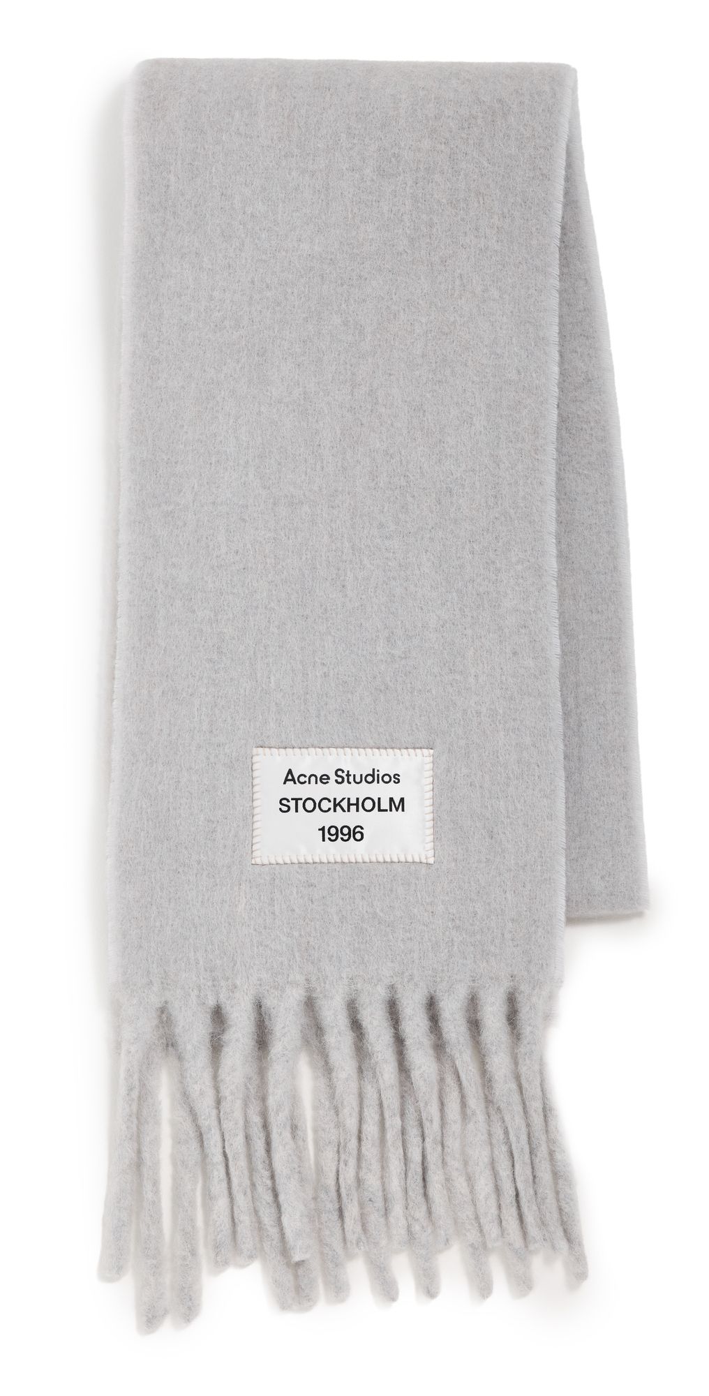 Acne Studios Volly Alpaca Scarf Grey/Light Grey One Size