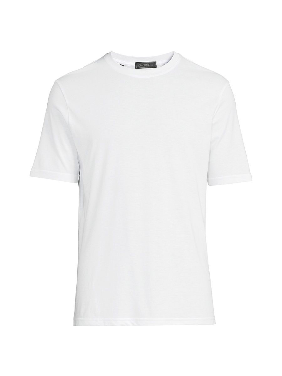 Men's COLLECTION Basic Crewneck T-Shirt - White - Size XXL