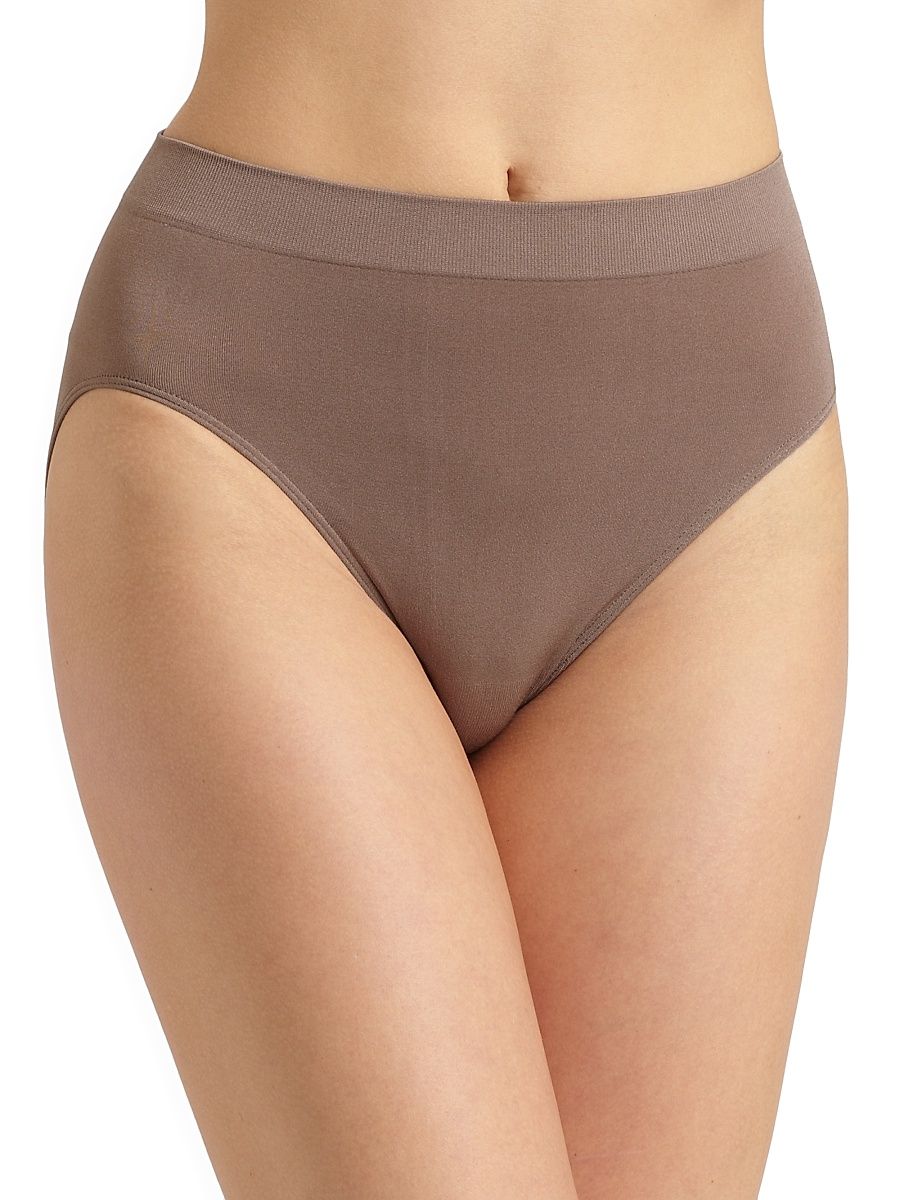 Women's B-Smooth Hi-Cut Brief - Cappuccino - Size Large