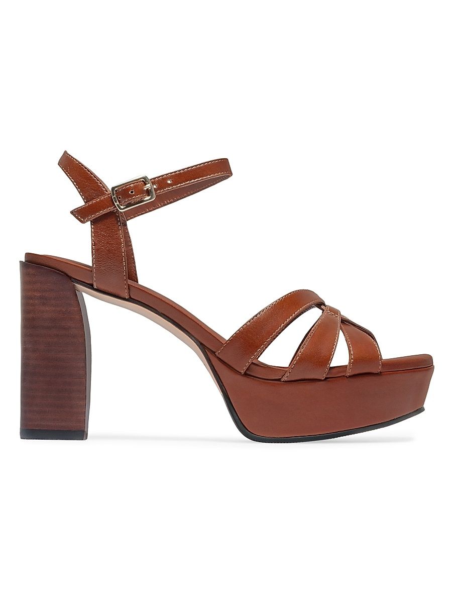 Women's Vittor Platorm Sandals - Cognac - Size 11