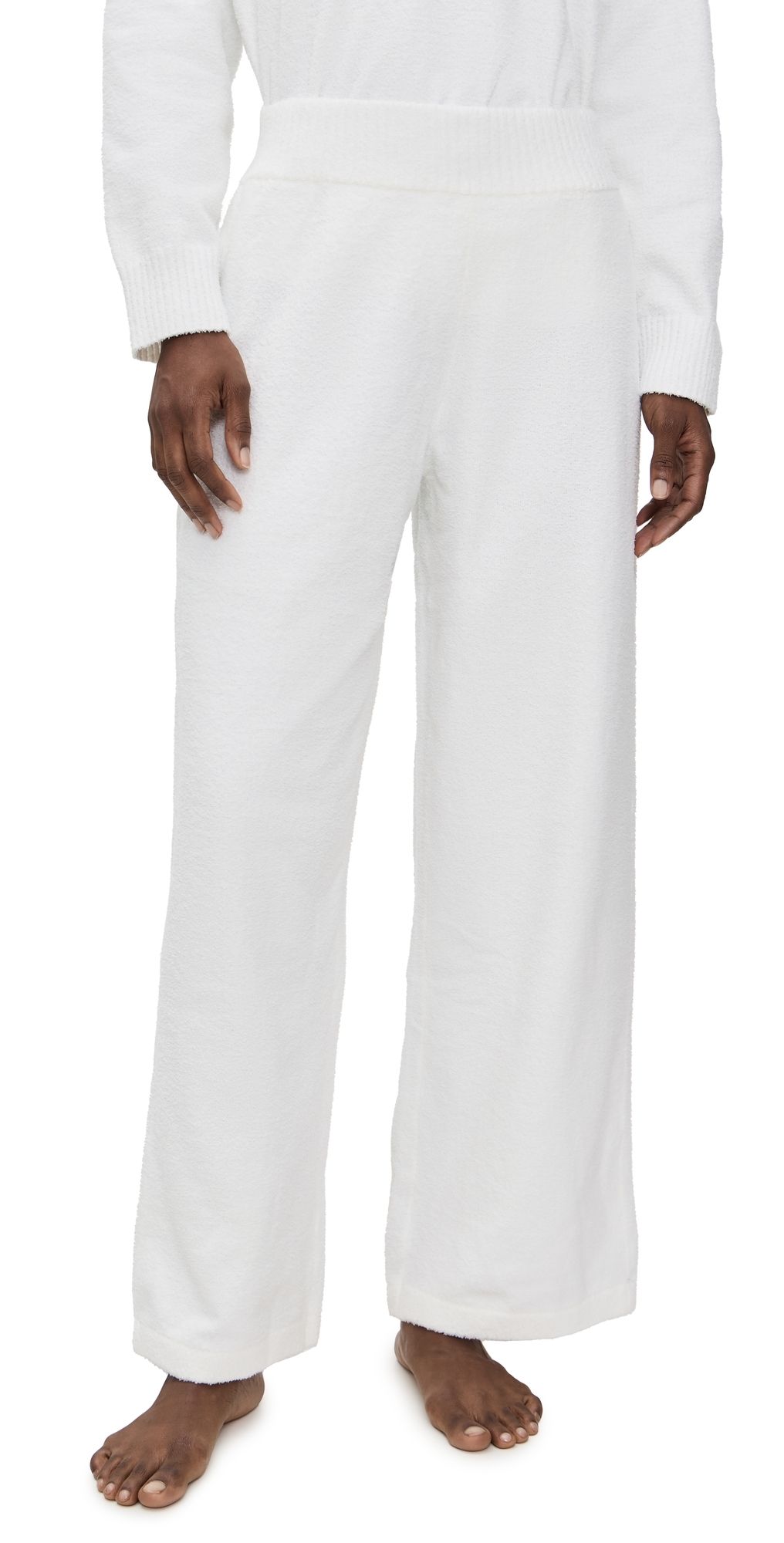 Eberjey Recycled Boucle Pants Ivory XL