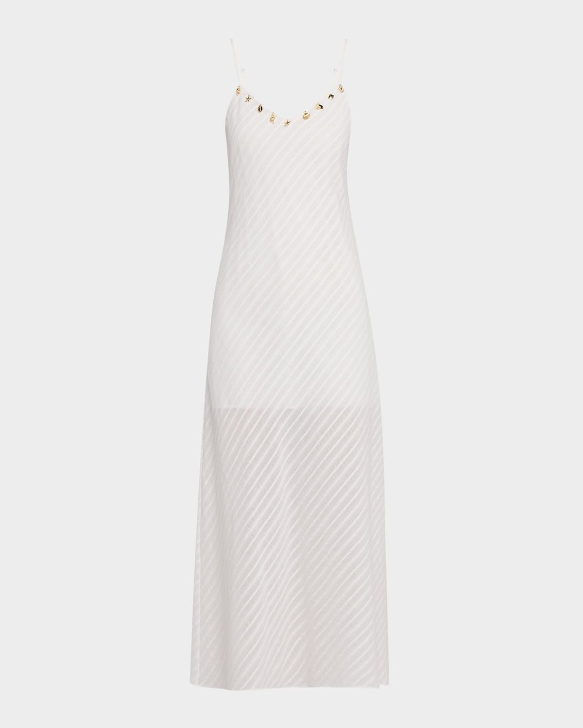 Marcella Stripe Charm Maxi Dress