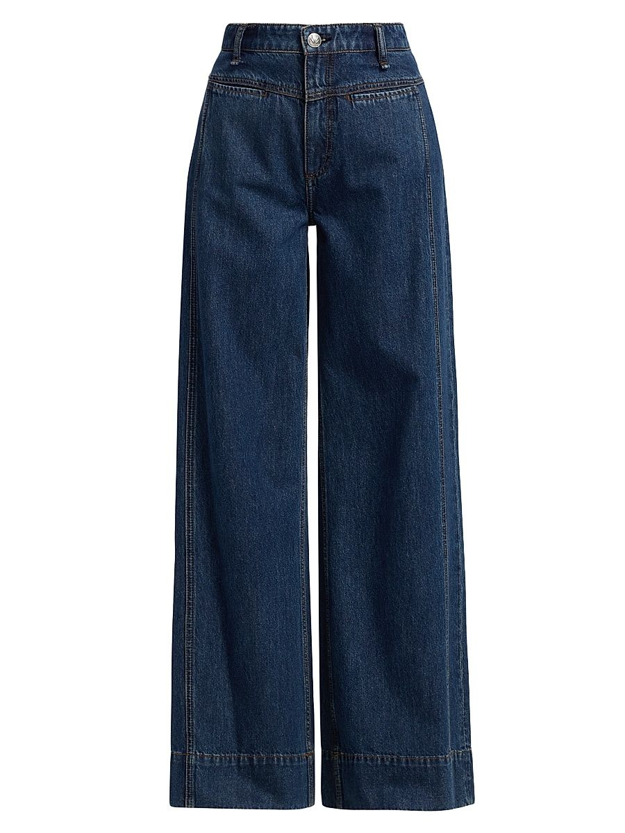 Women's Selah Tailored Wide-Leg Jeans - Kenme - Size 31