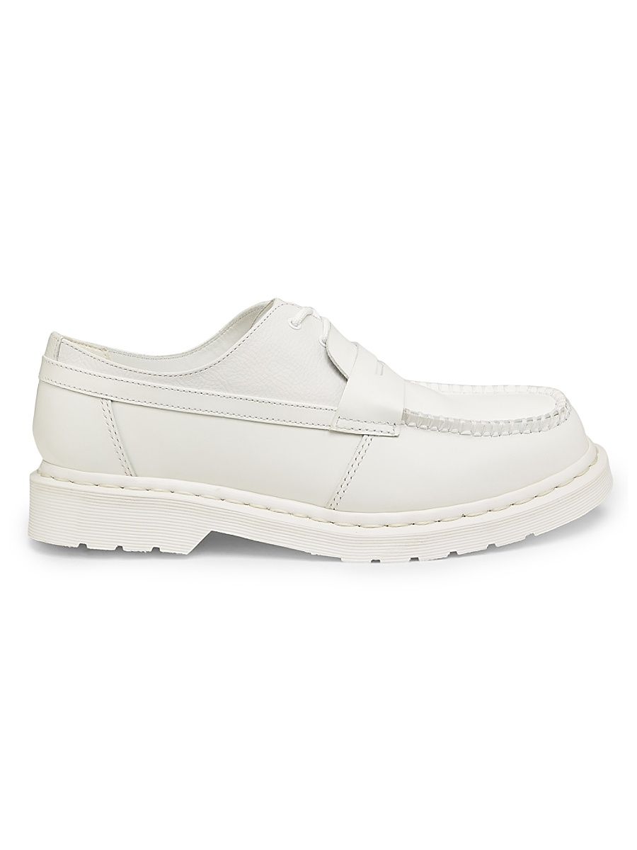 Men's Dr. Martens x MM6 Maison Margiela 1461 Penton Leather Mash-Up Loafers - Vintage White - Size 13
