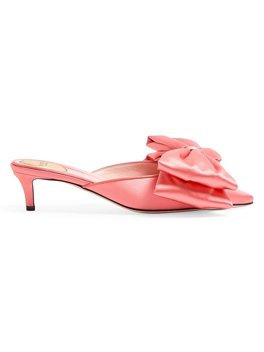 Women's Yolande 45MM Satin Mules - Salmon - Size 11