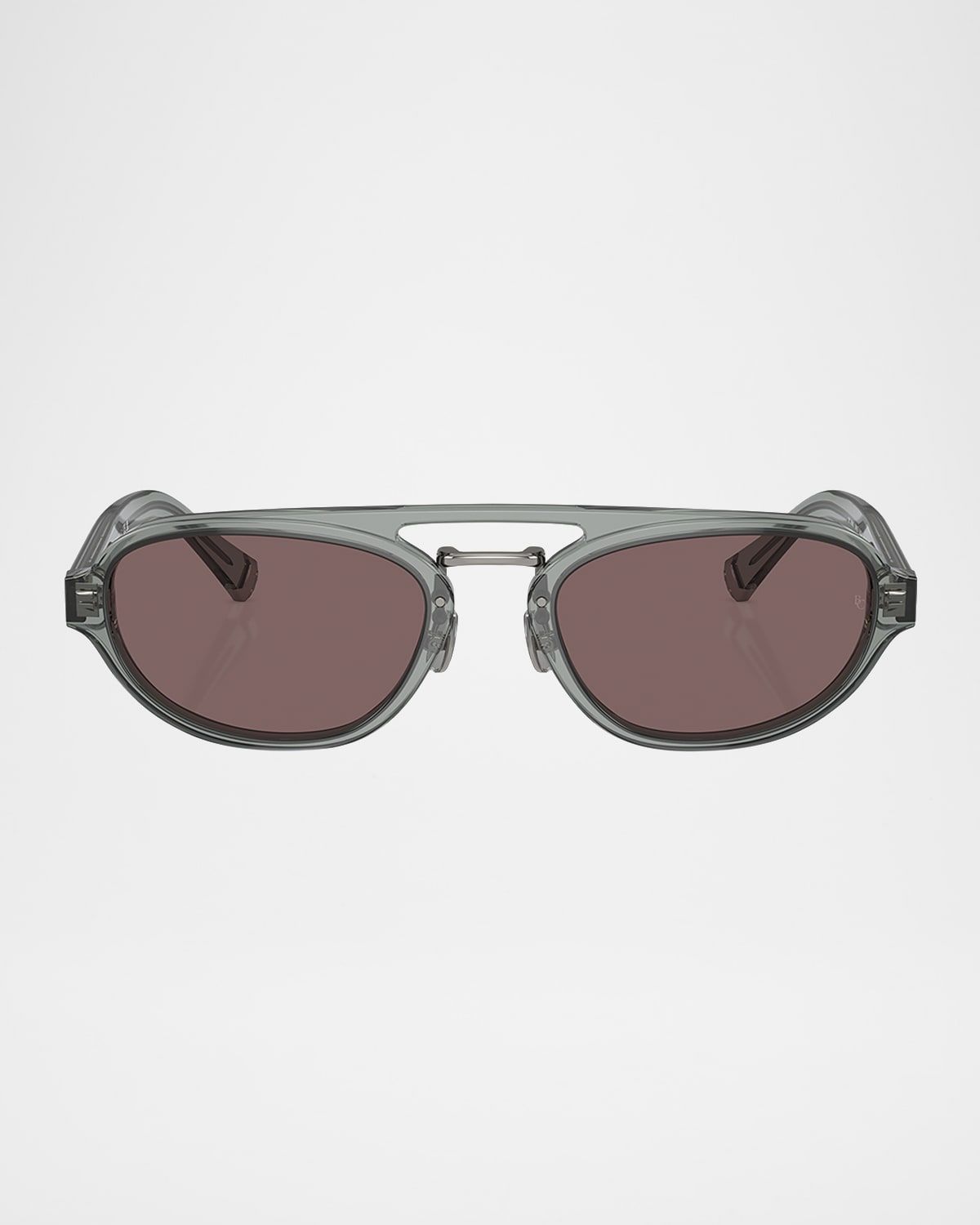 Men & apos;s Acetate Oval Sunglasses