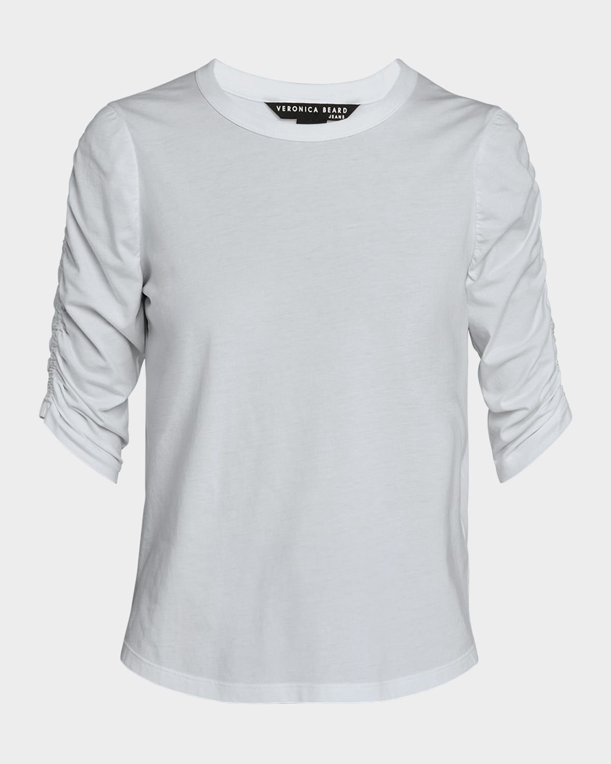 Waldorf Ruched-Sleeve Tee