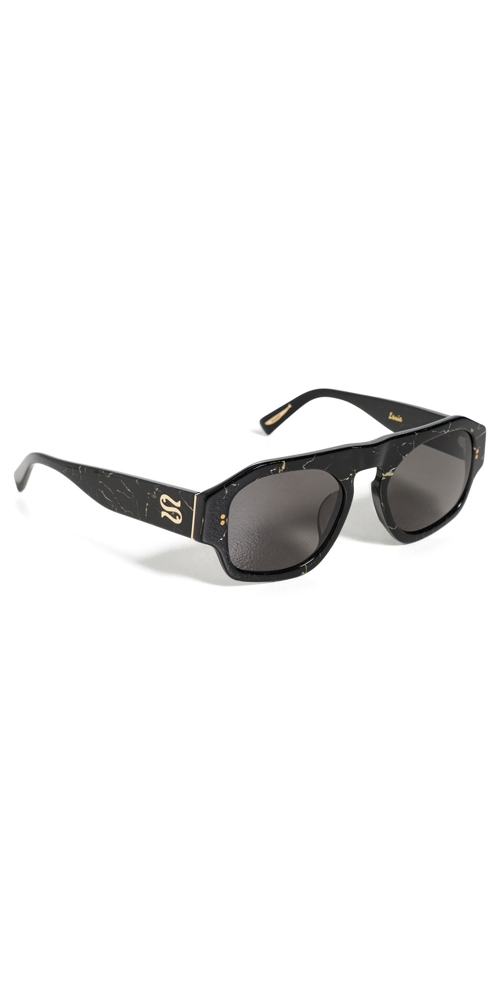 Sardine Louie Sunglasses Nouveau Noir One Size