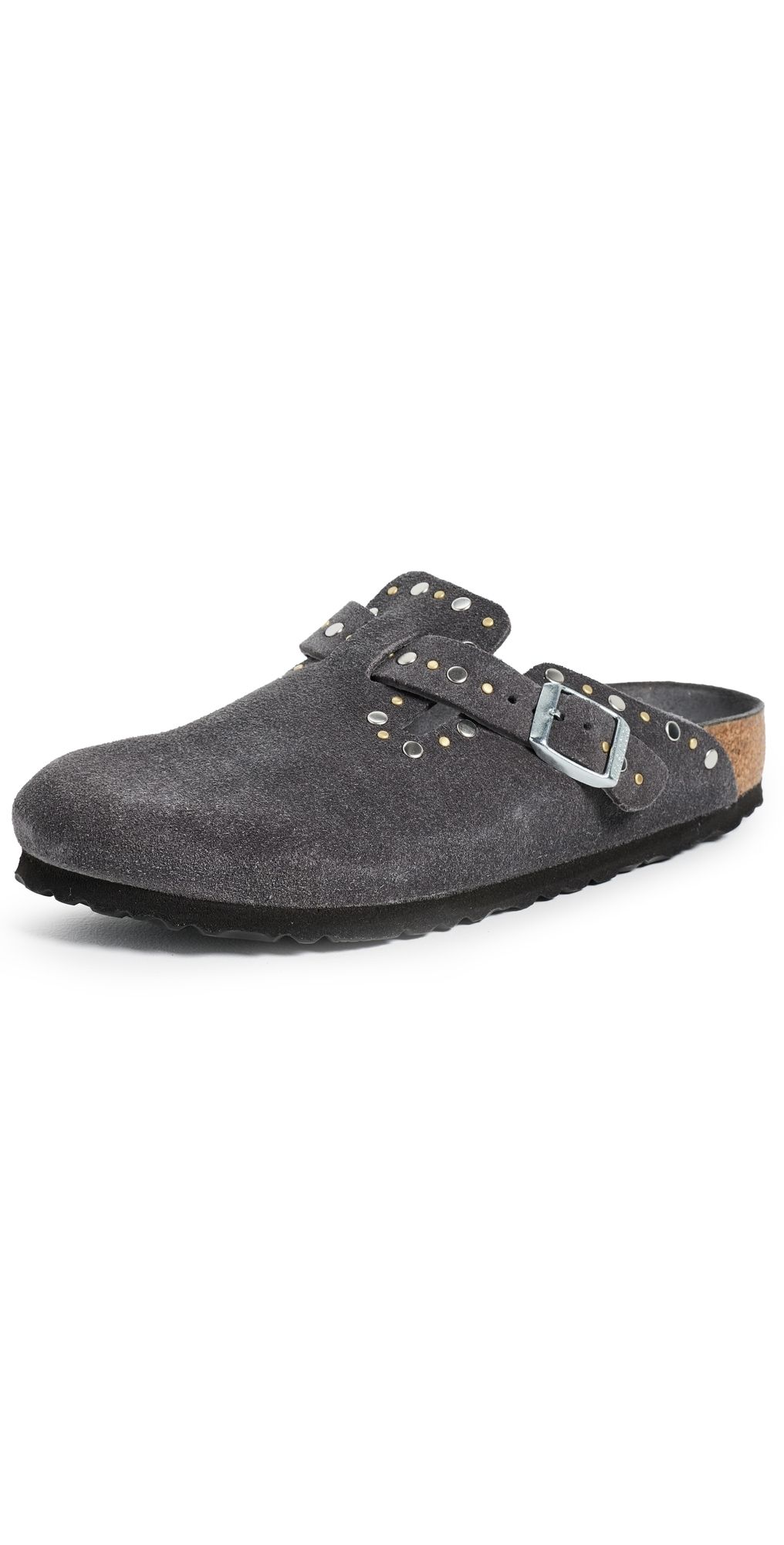 Birkenstock Boston Rivets Tonal Clogs Charcoal 37