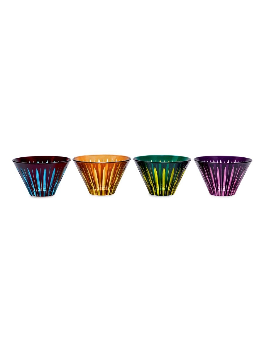 L'Objet Prism 4-Piece Glass Condiment Bowl Set - Multi
