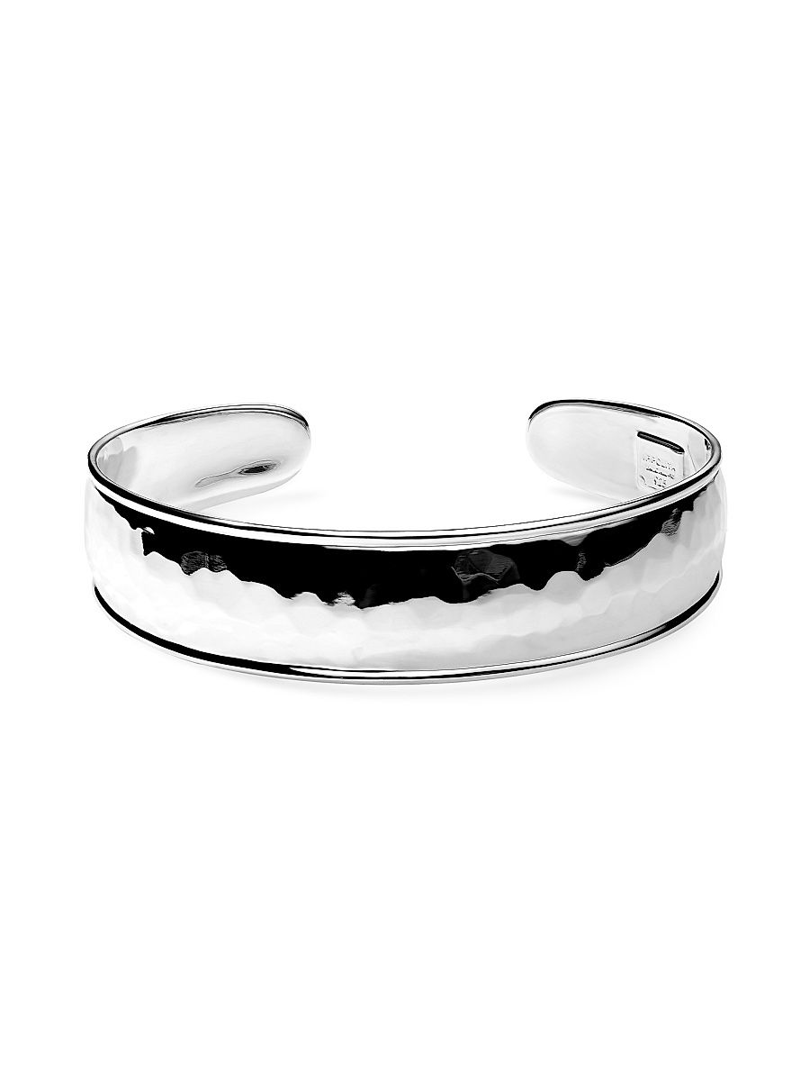 Women's Goddess #2 Sterling Silver Tapered Cuff - Silver - Size 2