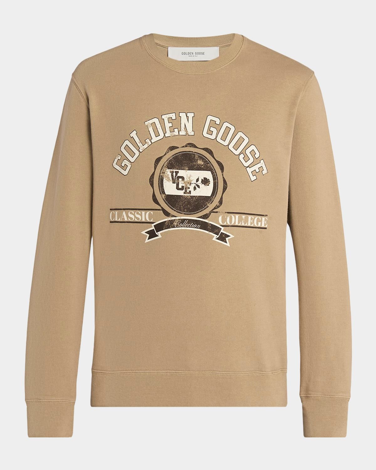 Men & apos;s Journey Classic College Cotton Crewneck Sweater